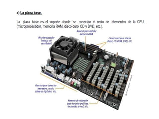 Componentes del ordenador 1