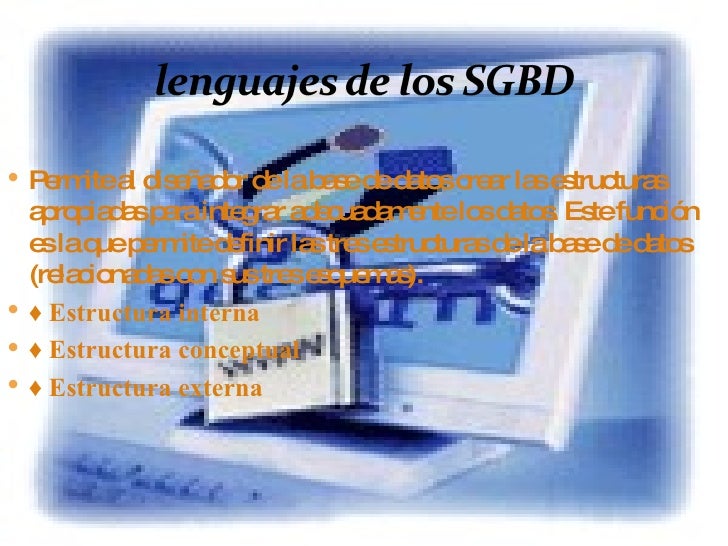 Componentes De Los sgbd