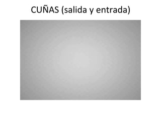 CUÑAS (salida y entrada) 
