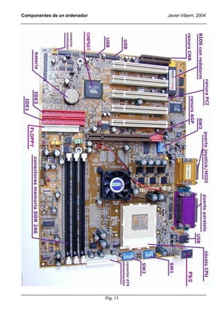 Componentes de un ordenador             Javier Iriberri, 2004




                              Pág. 13
 