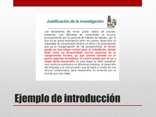 Ejemplo de introducción
 