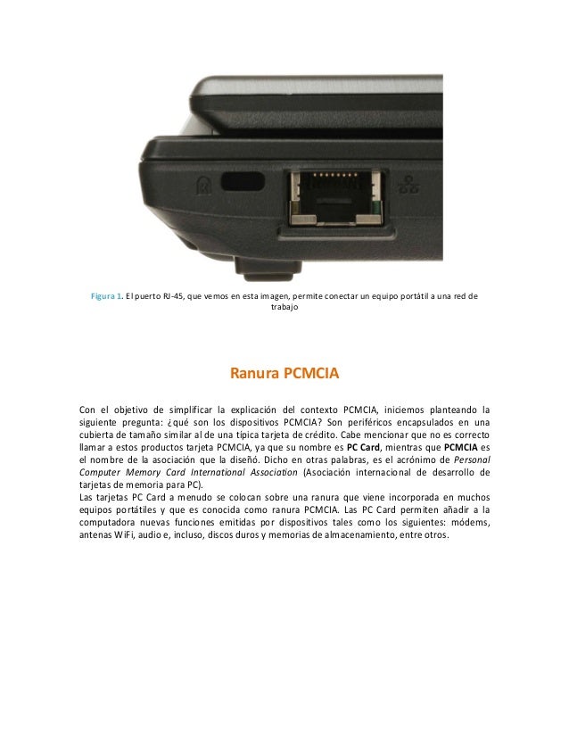 Componentes internos y externos de una laptop