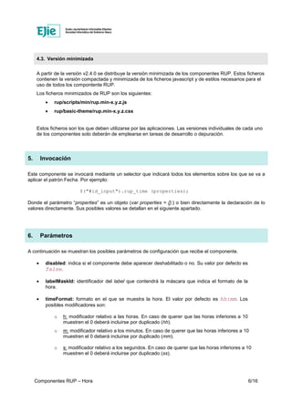 UDA-Componentes RUP. Hora | PDF