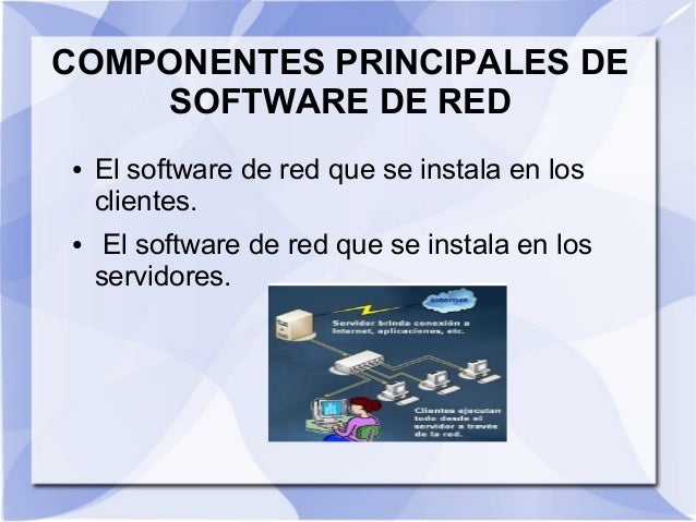 “Componentes software de una red local “ espinoza ,barzallo
