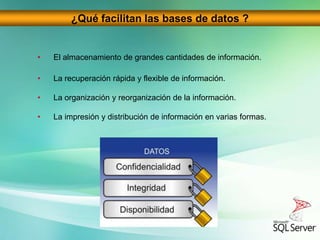 Componentes De SQL Server | PPSX