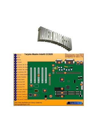 Componentes tarjeta madre