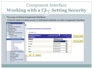 Component interface | PPTX