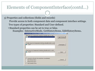 Component interface | PPTX