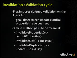 Adobe Flex 3 Component Life Cycle | PDF