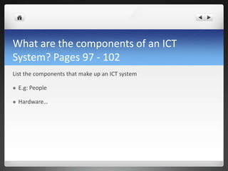 Ict Software Components Components | PPTX