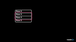 Row 2
Row 3
Row 4
Row 5
lördag 24 januari 15
 