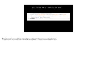 E L E M E N T A N D F R A G M E N T R F C
 