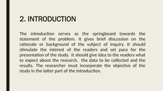 Study and researches for a better living | PPTX