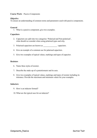 Components passive | DOC