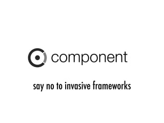 Components vs Frameworks | PDF