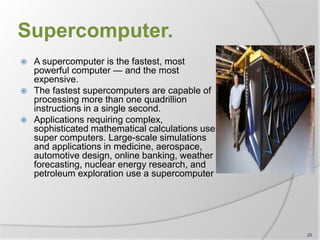 Components and categories of computer | PPT