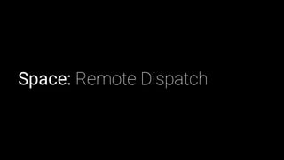 Space: Remote Dispatch
 