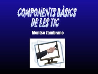 Montse Zambrano COMPONENTS BÀSICS  DE LES TIC 