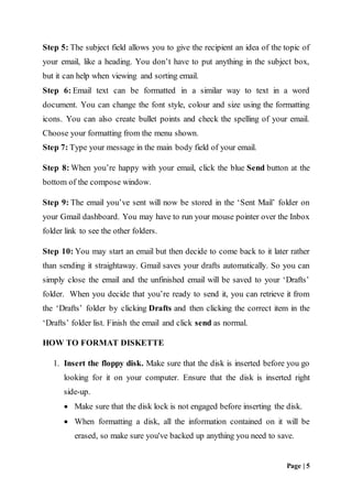 Components of a computer system | DOCX