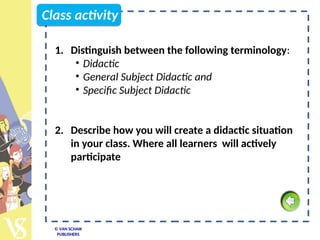 COMPONENTS OF A DIDATIC SITUATION TEACHING .pptx