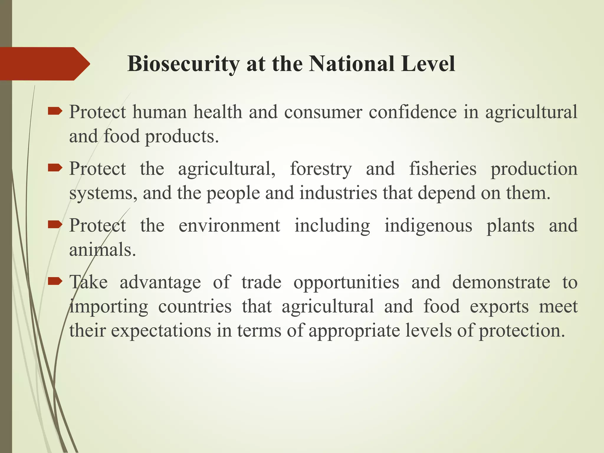 Components of biosecurity | PPTX