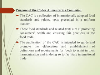 Cac Codex Components of biosecurity | PPTX