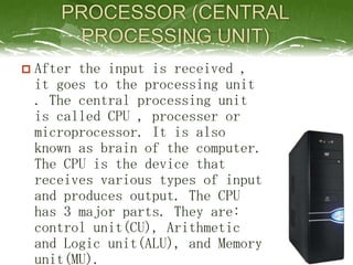 Components of computer | PPT