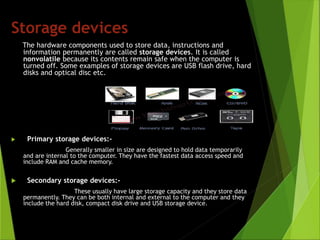 Components of computer | PPTX