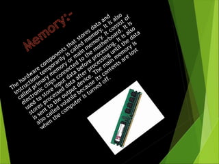 Components of computer | PPT