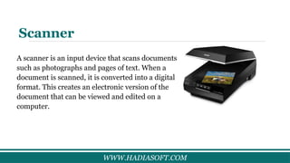 Comprehensive Overview of Computer Components and Peripheral Devices | PPTX