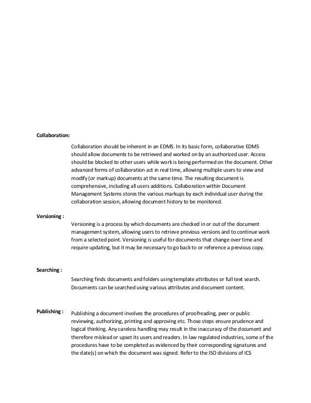 Components Of Document Management System Components Of Document Management System