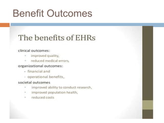 Benefit Outcomes
 