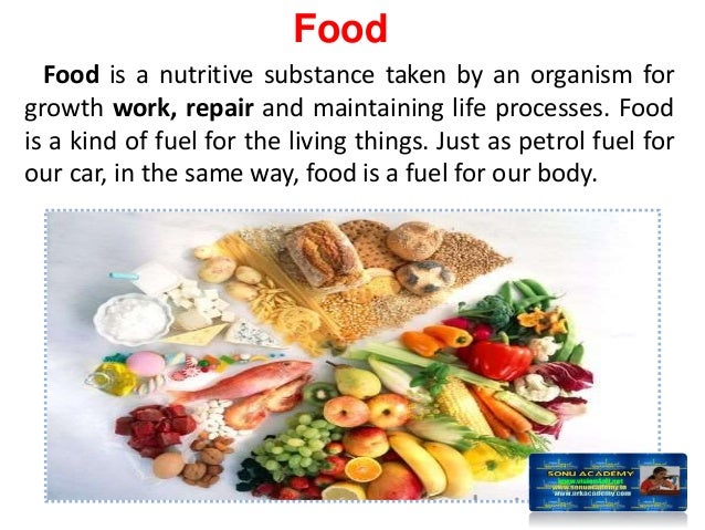 Components Of Food Class Vi