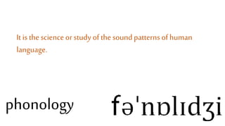 Components of Language | PPT