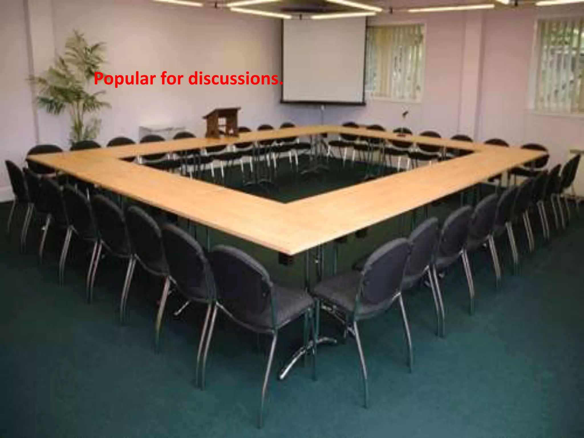 Popular for discussions.
 