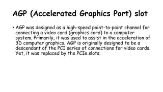 Components Of Motherboard or Parts of Motherboard | PDF