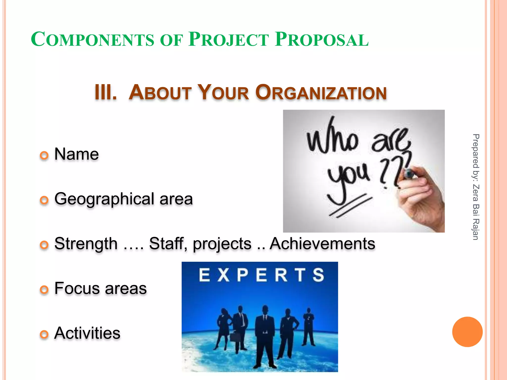 Components Of Project Proposal