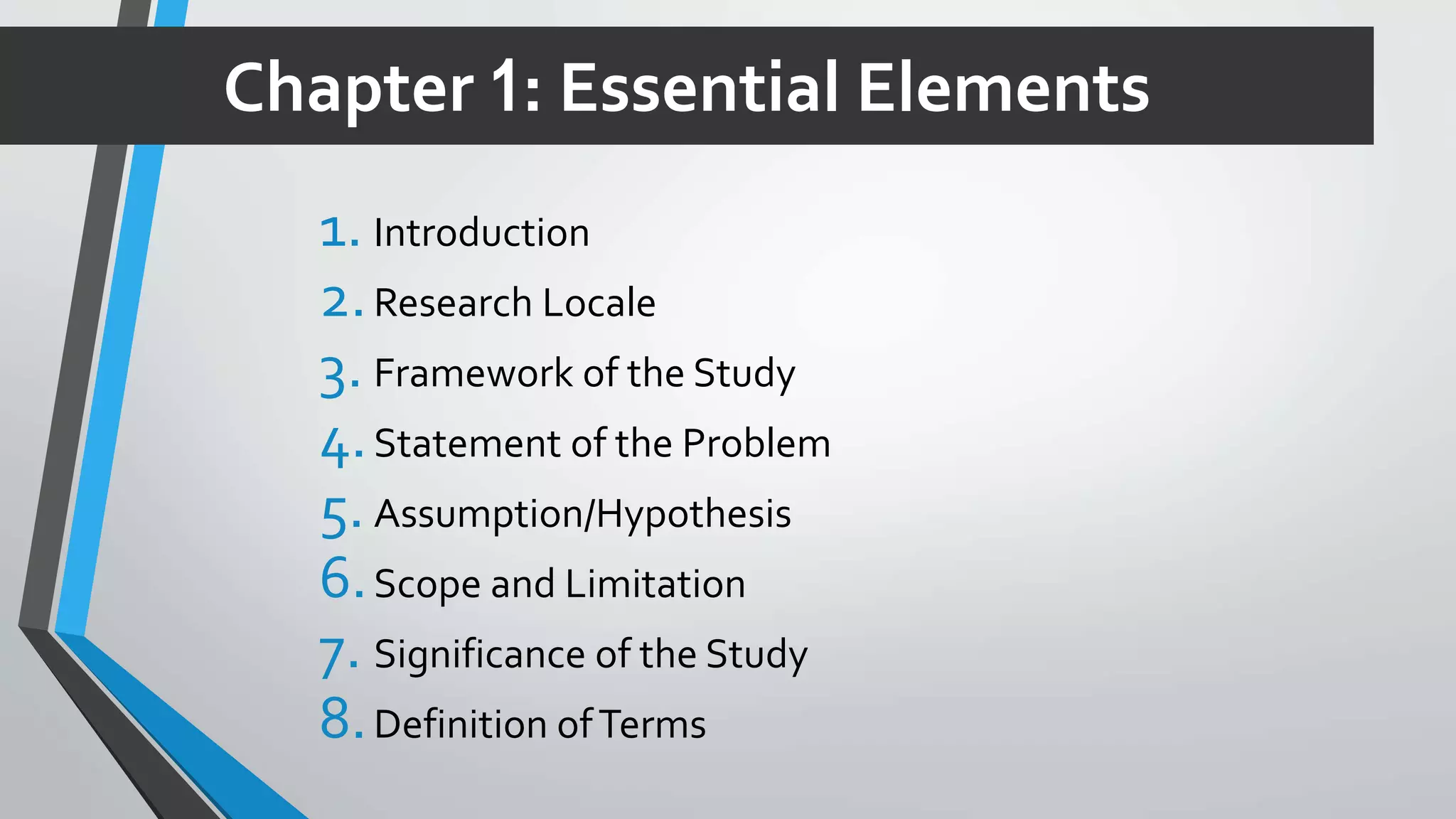 Components of research | PPTX