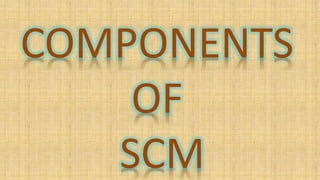COMPONENTS
OF
SCM
 