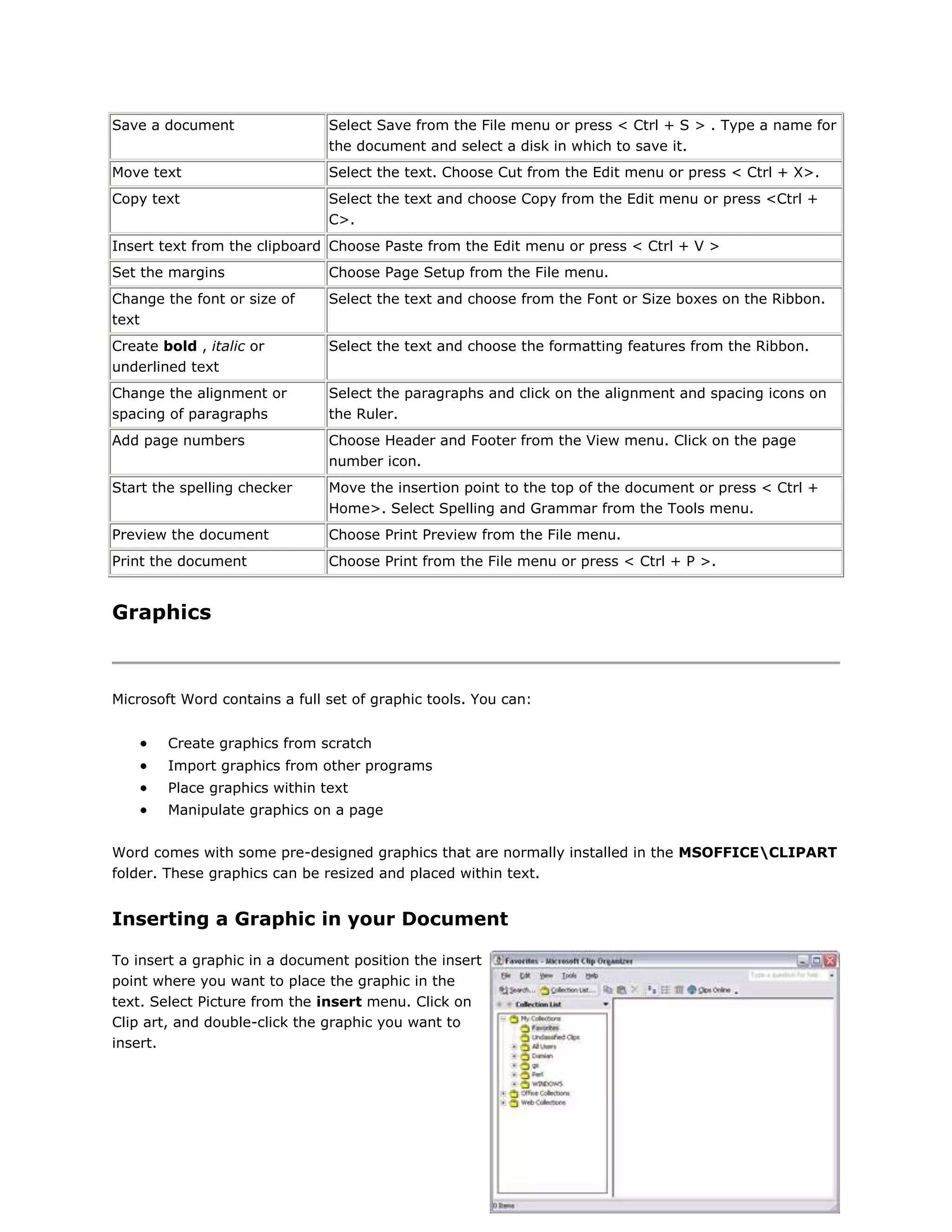 Components of the word window | PDF