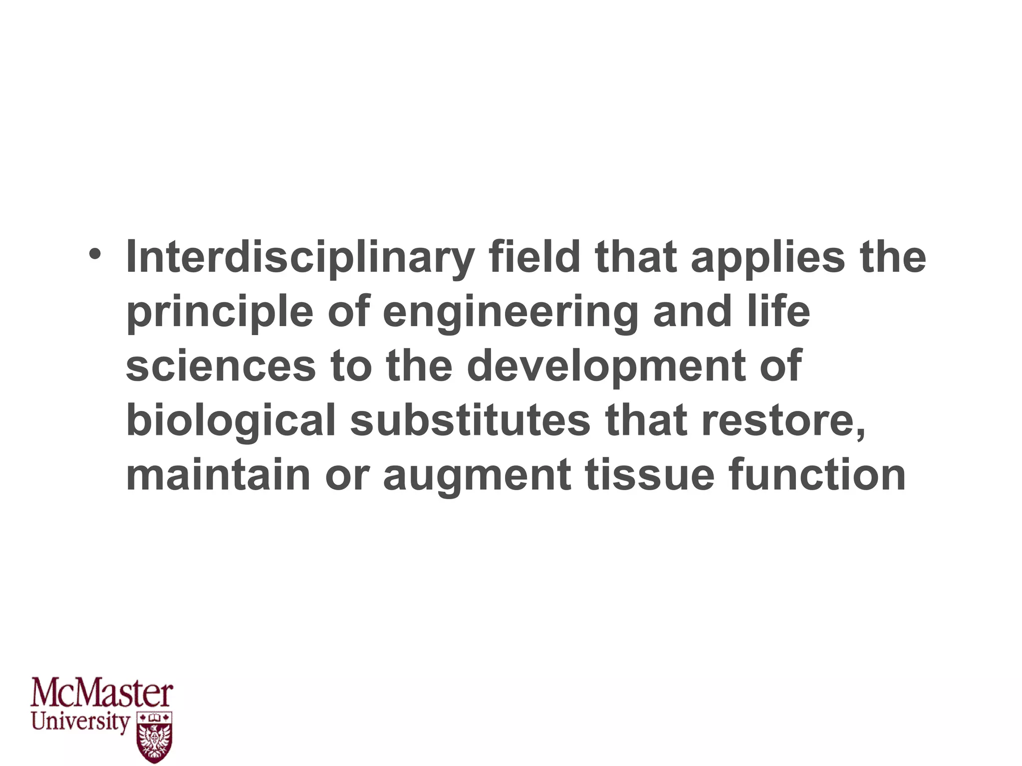 Components of tissue engineering | PPT