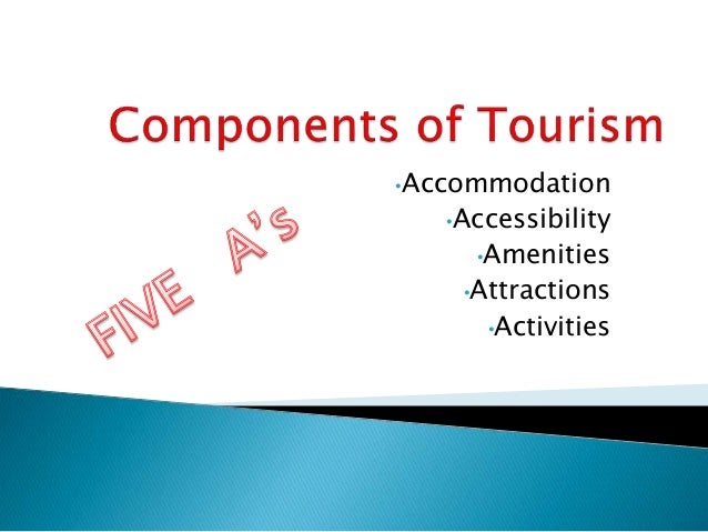 components of tourism industry ppt