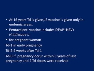 COMPONENTS OF UNIVERSAL IMMUNIZATION PROGRAM AND EPIDEMIOLOGY OF VPD1-3 ...