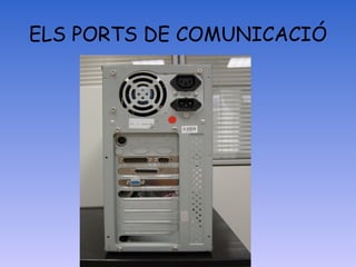 TARGETES CONTROLADORES són unes targetes de circuits impresos que fan possible el treball amb diferents perifèrics. Per exemple la targeta de so, la targeta gràfica, etc. 