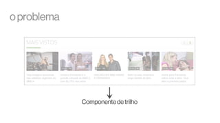 o problema

Componente de trilho

 