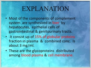 Complement system | PPTX