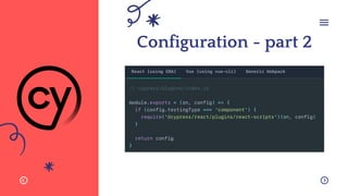 Configuration - part 2
 