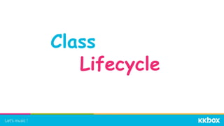 Class
Lifecycle
 