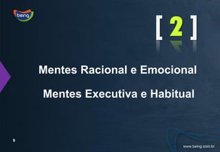 [2]
    Mentes Racional e Emocional

    Mentes Executiva e Habitual


9
 