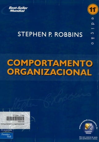 Comportamento organizacional    stephen p. robbins (livro)